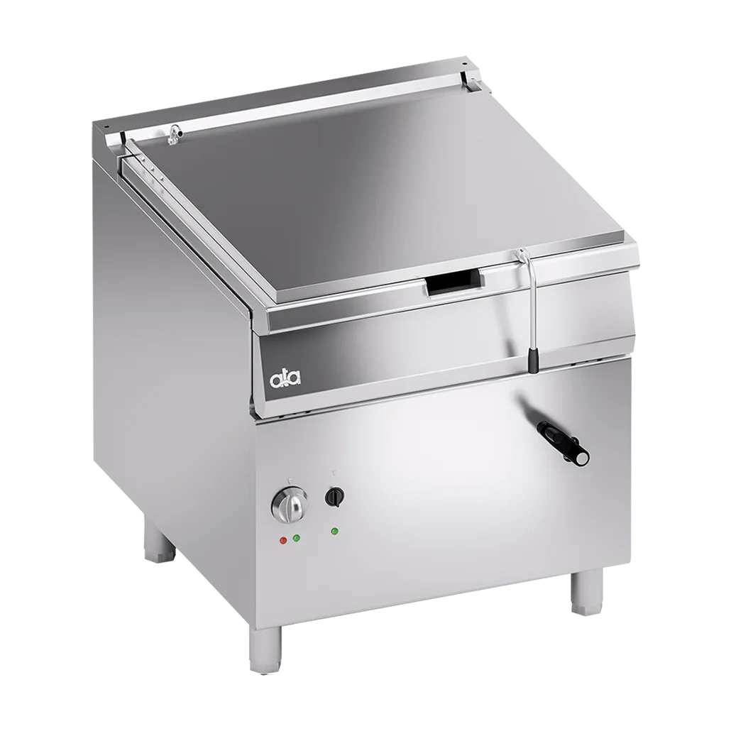 K4EBRP10MA.webp تلتنج بان كهرباء صناعية (Electric tilting Bratt Pan) يدوية سعة 80 لتر من ATA - الصورة 1